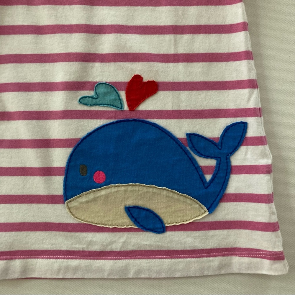 Baby Boden Girl 6-12 Months Whale Dress Spring Summer Embroidered - Picture 2 of 7